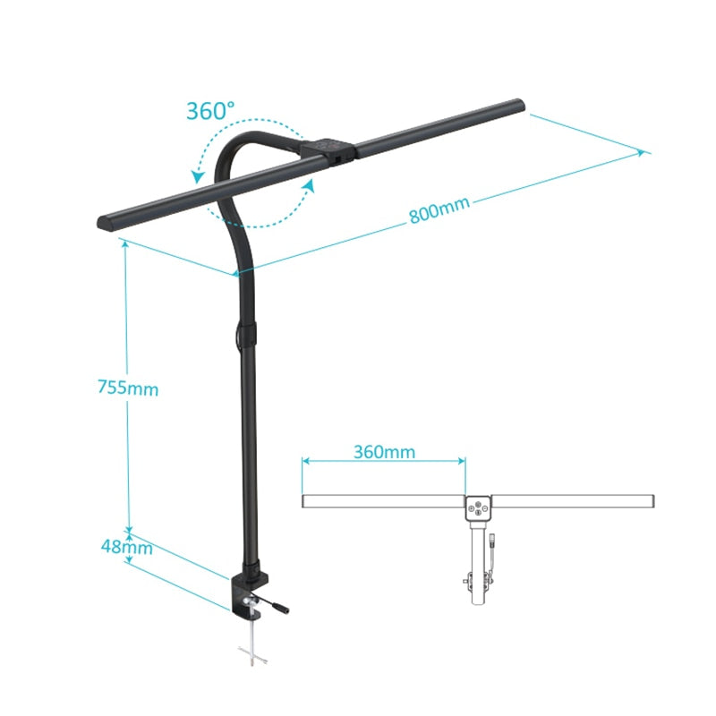 Ultra Wide Desktop Lamp