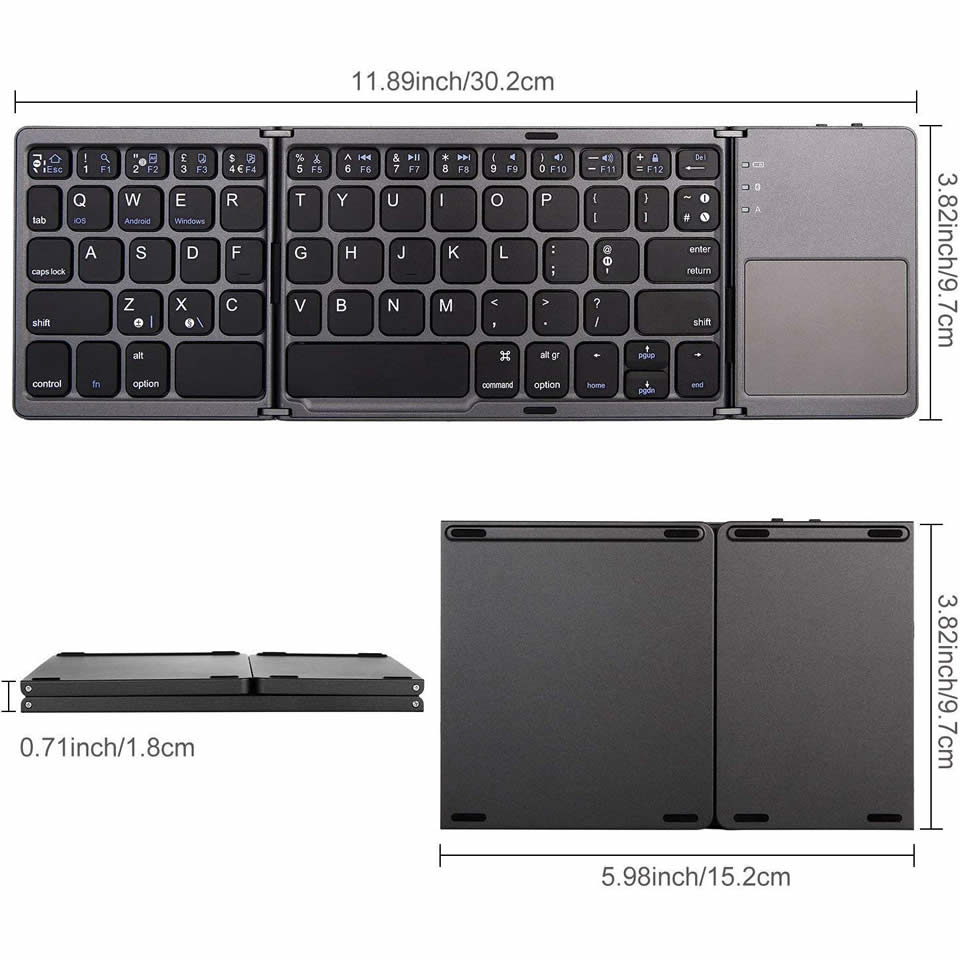 Portable Mini Folding Keyboard